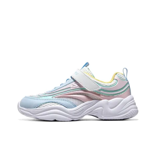 SKECHERS GIRLS Устойчивый к истиранию Дышащий Низкий Верх КIDS Лайфстайл Обувь Белый