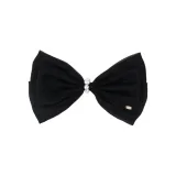 Чёрный бант, бусины 000039