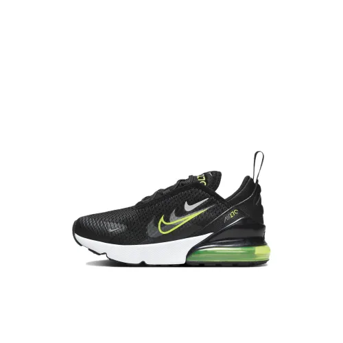 Nike Air Max 270 MID Топ Kids Lifestyle Shoes Черный Белый Детский