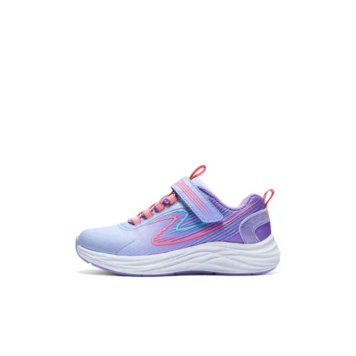 SKECHERS GIRLS Амортизация и Дышащий Низкий Топ KIDS Lifestyle Shoes Фиолетовый Детский