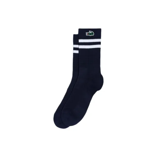LACOSTE Collaboration 1 Pack Темно-синие Мужские носки MID до икры