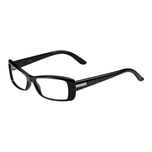 GUCCI Металлические Ацетатные Оправы для Очков Прямоугольные Женские Черные