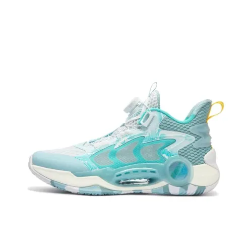 XTEP Dunfeng 2,0 Противоскользящие амортизаторы низкие топы детские баскетбольные кроссовки синие белые для подростков