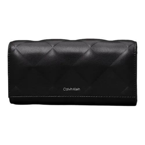 CALVIN KLEIN Полиэстер Кошелек Большой Женские Черный