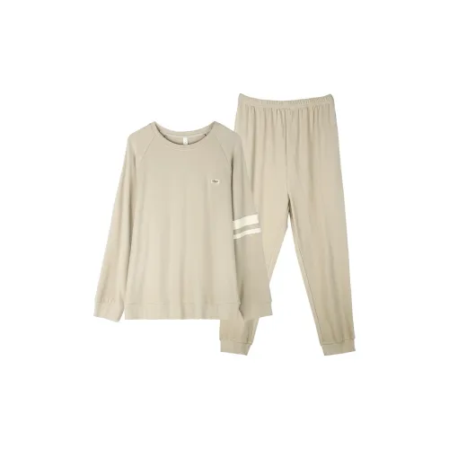 Xuan Liang Pajama Комплект Мужской Абрикос Серый