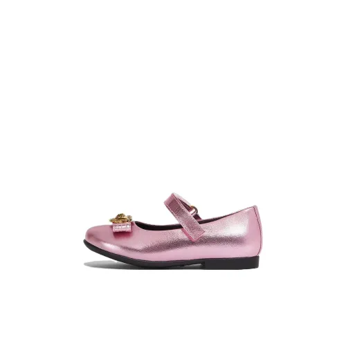 VERSACE Gianni Ribbon Низкие Топы Обувь для малышей Розовая Infant и Toddler