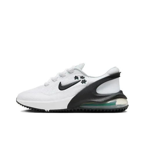 Nike Air Max 270 Go Fl Амортизация Износостойкий Низкий Топ KIDS Lifestyle Shoes Белый Черный Подростки