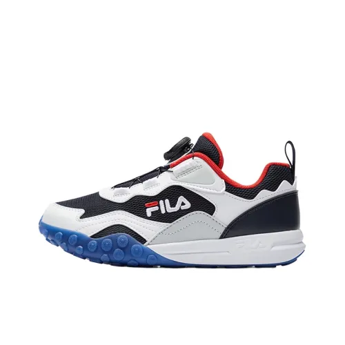 FILA KIDS Беговые кроссовки Low Top Черный/Белый Унисекс