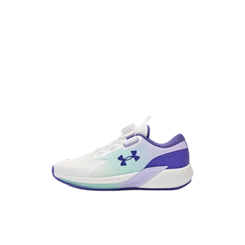 Under Armour Детские беговые кроссовки Low Топ Белый/фиолетовый Kids