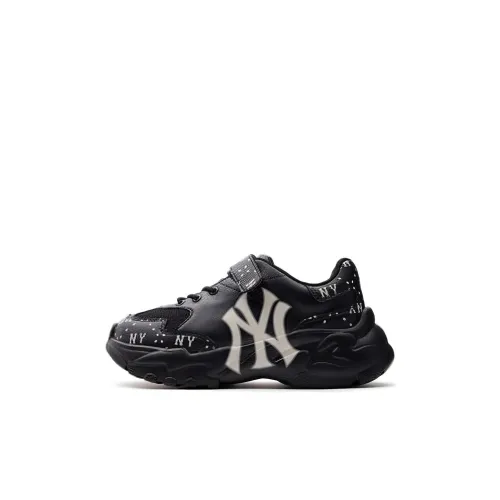 Mlb Base Logo Big Ball Chunky Устойчивый к истиранию Низкий Топ KIDS Lifestyle Shoes Черный Детский