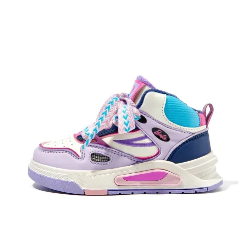 Барби Принцесса Низкий Топ Детские Скейтбординги Светло-фиолетовый Подростки