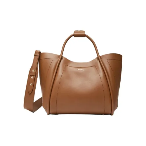 MaxMara Smooth Calfskin Сумка через плечо Сумка Small Женская Коричневая