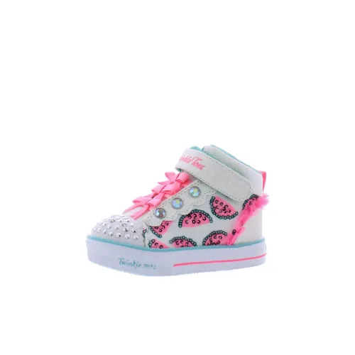 Skechers S Lights Fruity Shines High Топ Обувь для малышей Розовый Infant And Toddler