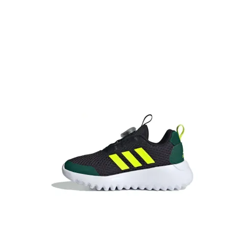 Adidas ActiveFlex BOA 3,0 Детские беговые кроссовки Низкий топ Черный Зеленый Желтый Kids