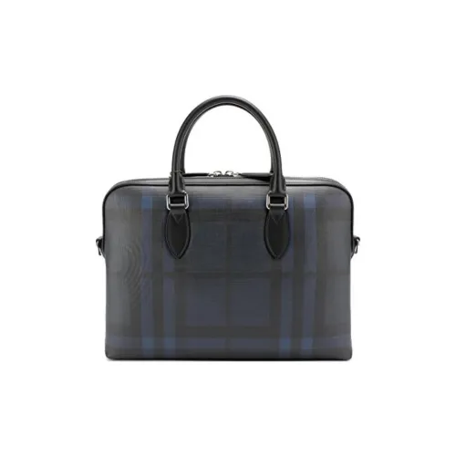Burberry PVC Поливинилхлорид Доска Сумка Мужская Морской Синий