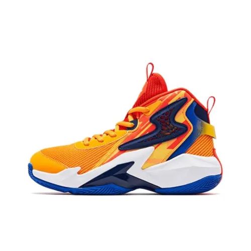 QIAODAN Anti KICK Низкий Топ Детские Баскетбольные Кроссовки Персиково-Оранжевый Голландский Оранжевый Подростки