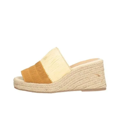 Castañer Устойчивые к истиранию Слипоны Женские Бежево-коричневые