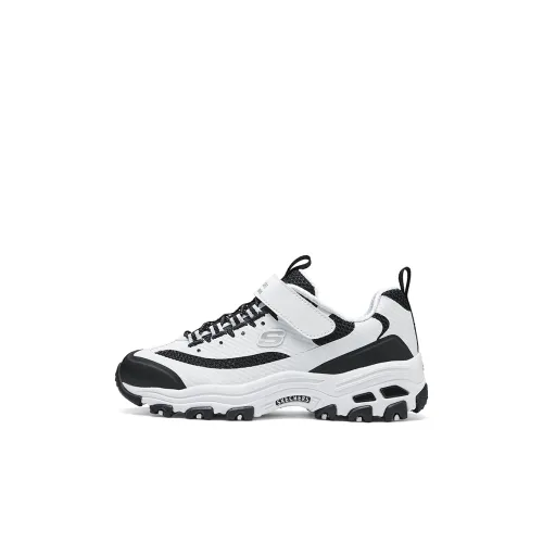 Skechers Kids Кэжуал Низкий Топ Белый Черный Детский