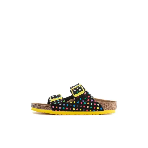 Birkenstock Детские уличные тапочки Черно-желтый Kids