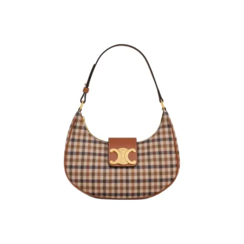 CELINE AVATriomphe Ткань Сумка Сумка через плечо Средняя Женская Многоцветная