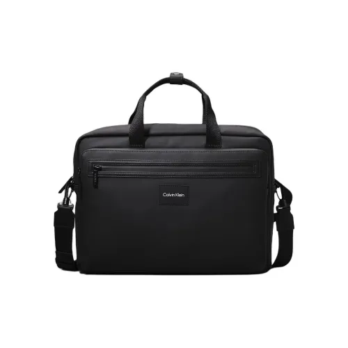 CALVIN KLEIN Переработанный полиэстер Двойная сумка через плечо сумка мужская черная