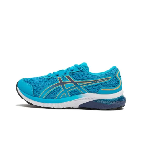 ASICS CUMULUS Устойчивый к истиранию Отскок Дышащий Поддержка Детские беговые кроссовки Синий Подростки