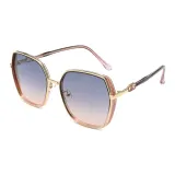 Градиентная розовая рамка с серо-розовыми линзами