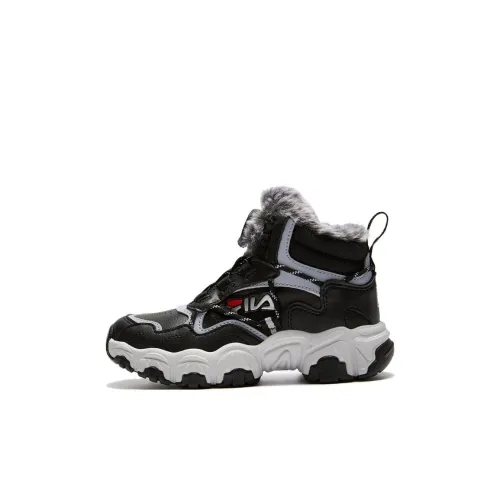 FILA KIDS Fluid Boots Anti KICK Амортизация Kids Lifestyle Shoes Черный Детский