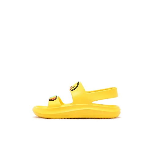 B.Duck Желтая уточка противоскользящие устойчивые к истиранию сандалии для детей