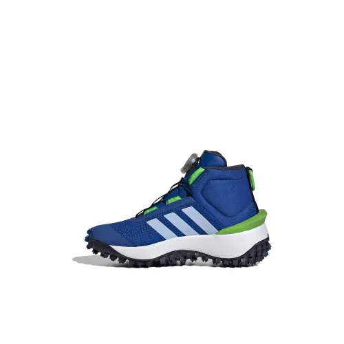 Adidas Fortatrail Детские беговые кроссовки MID Топ Синий Kids