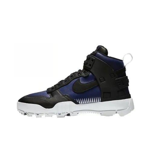 Nike SFB Jungle Dunk Черный Высокий Топ Винтажные Баскетбольные Кроссовки Мужские Черные