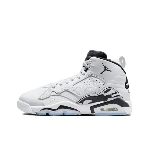 Jordan MVP Амортизация Легкий Высокий Топ Детские Баскетбольные Кроссовки Белый Подростки