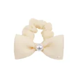 Бежевый (Бант Одна бусина) 000174