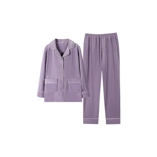 UAVAE Пижамный комплект женский цвет фиолетовый