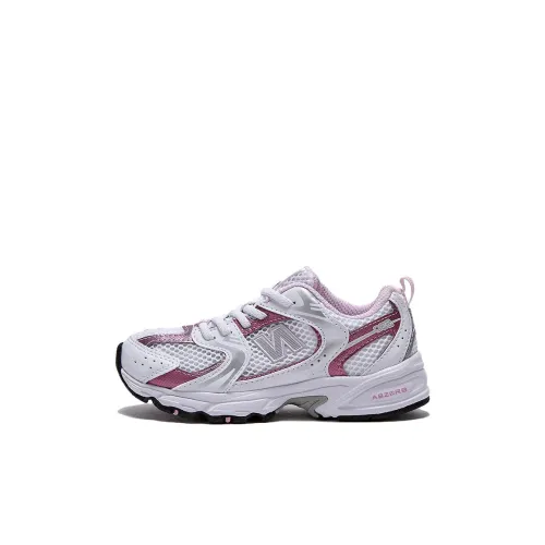 New Balance NB 530 Устойчивые к истиранию амортизаторы Низкий топ Детская беговая обувь Серебристо-фиолетовый Детский