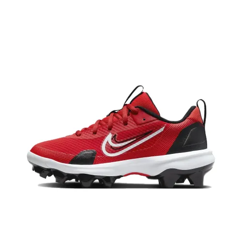 Nike Force Trout 9 Slip-Resistant Abrasion-Resistant Детские Кроссовки для Тренировок Red Подростки