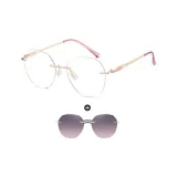 C3 Золотой Точка Розовый Рамка с Серый топ Розовый Низ