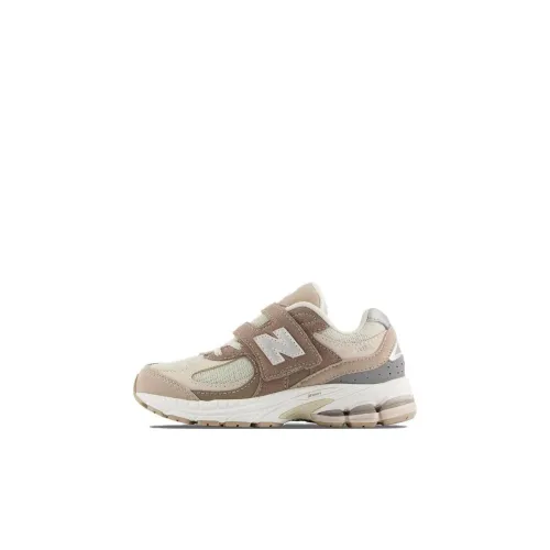 New Balance совместный бренд Hook Loop 2002 устойчивый к истиранию низкий топ обувь для малышей бежево-коричневый для младенцев и малышей