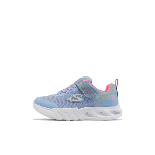 Skechers S Lights Flicker Вспышка Kids Lifestyle Shoes Синий Детский