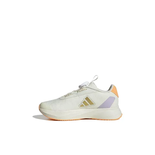 Adidas Duramo Sl Детская беговая обувь Низкий топ Бежевый Золото Фиолетовый Kids