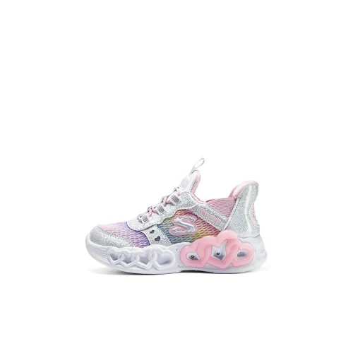 Skechers Hands Бесплатно Slip ins Низкий Топ Обувь для малышей Розовый Infant и Toddler