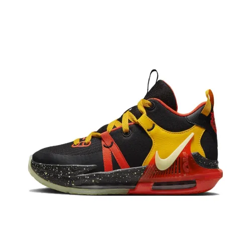 Nike Witness 7 Детские баскетбольные кроссовки MID Топ Черный Желтый Унисекс