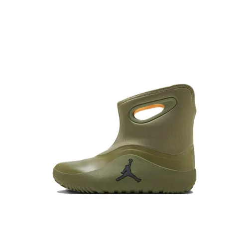 Предшкола Jordan Lil Drip Slip-resistant Abrasion-resistant Low-cut Детские ботинки Зеленый