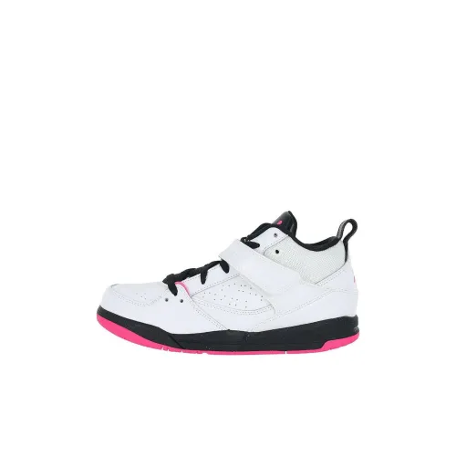 Jordan Flight 45 Детские баскетбольные кроссовки Низкий Топ Белый Для дошкольников