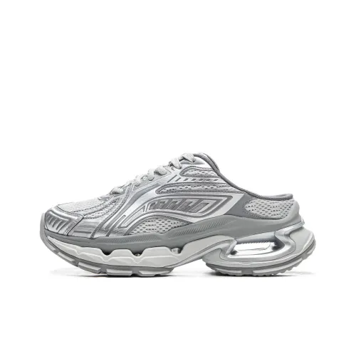 LINING Домашние тапочки Женские Серебряные Серые