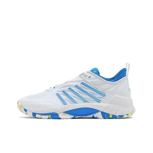 K·SWISS Теннисные кроссовки Low Топ Белый/Ярко-синий/Ярко-желтый Женские