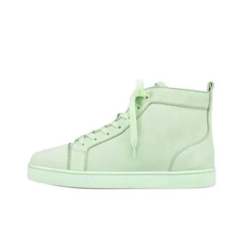 Christian Louboutin Скейтборд Кроссовки Высокие Зеленые Женские
