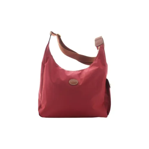 LONGCHAMP Холщовая сумка сумка через плечо женская красная