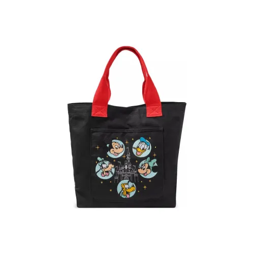 Disney 100% хлопок Тоут Сумка Сумка для покупок Сумка Унисекс Черный