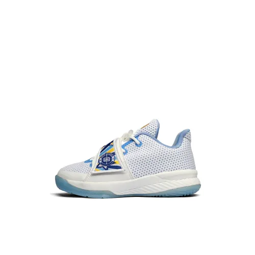 Айверсон Легкий и Износостойкий Низкий Топ Детская Баскетбольная Обувь Белый и Синий 01301399 Детский